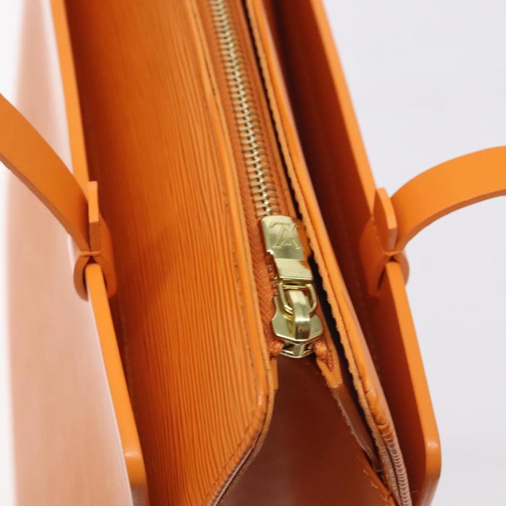 LOUIS VUITTON Epi Croisette PM Tote Bag Orange Mandarin M5249H LV Auth 126209 - Picture 9 of 16